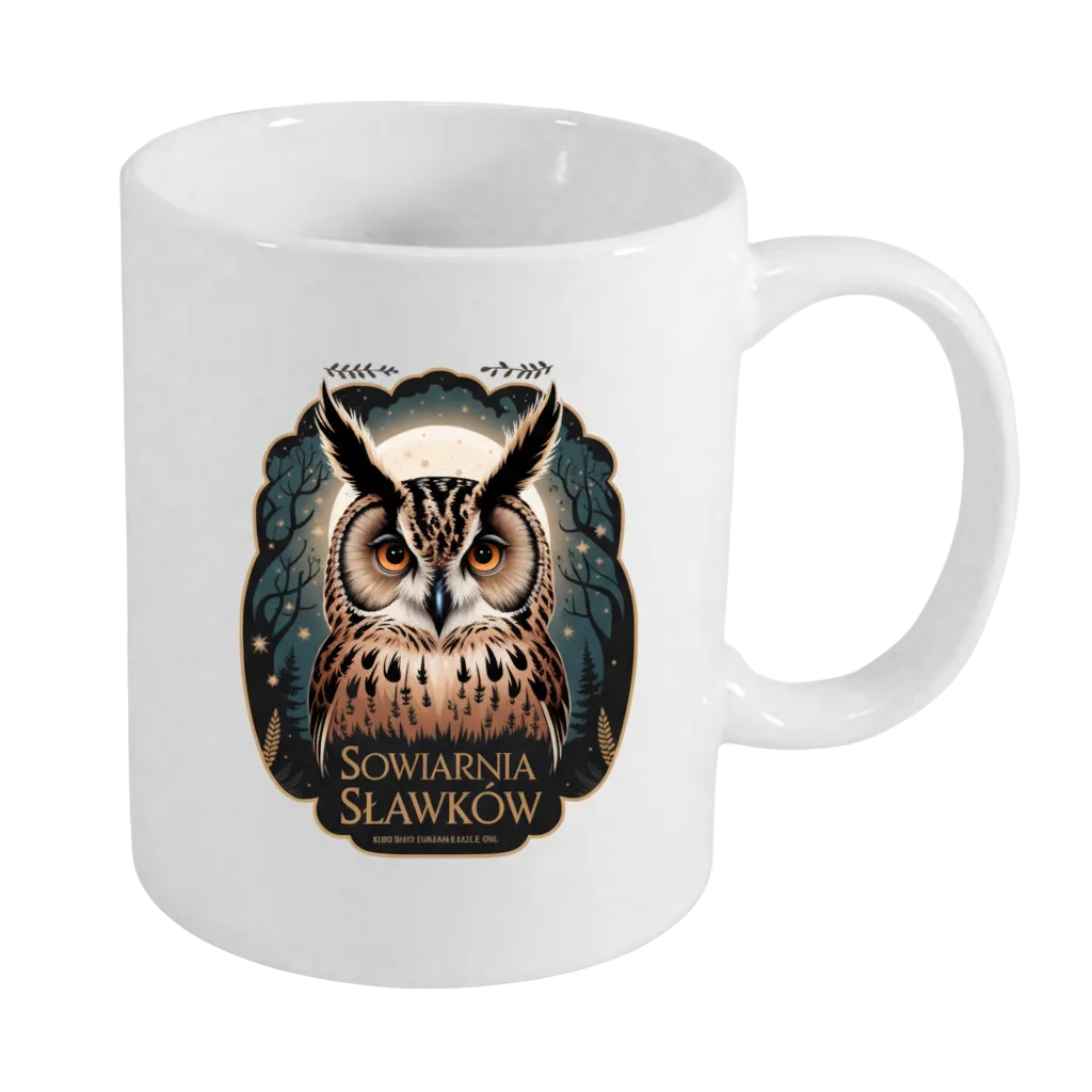 kubek klasyczny sowa Bubo bubo
