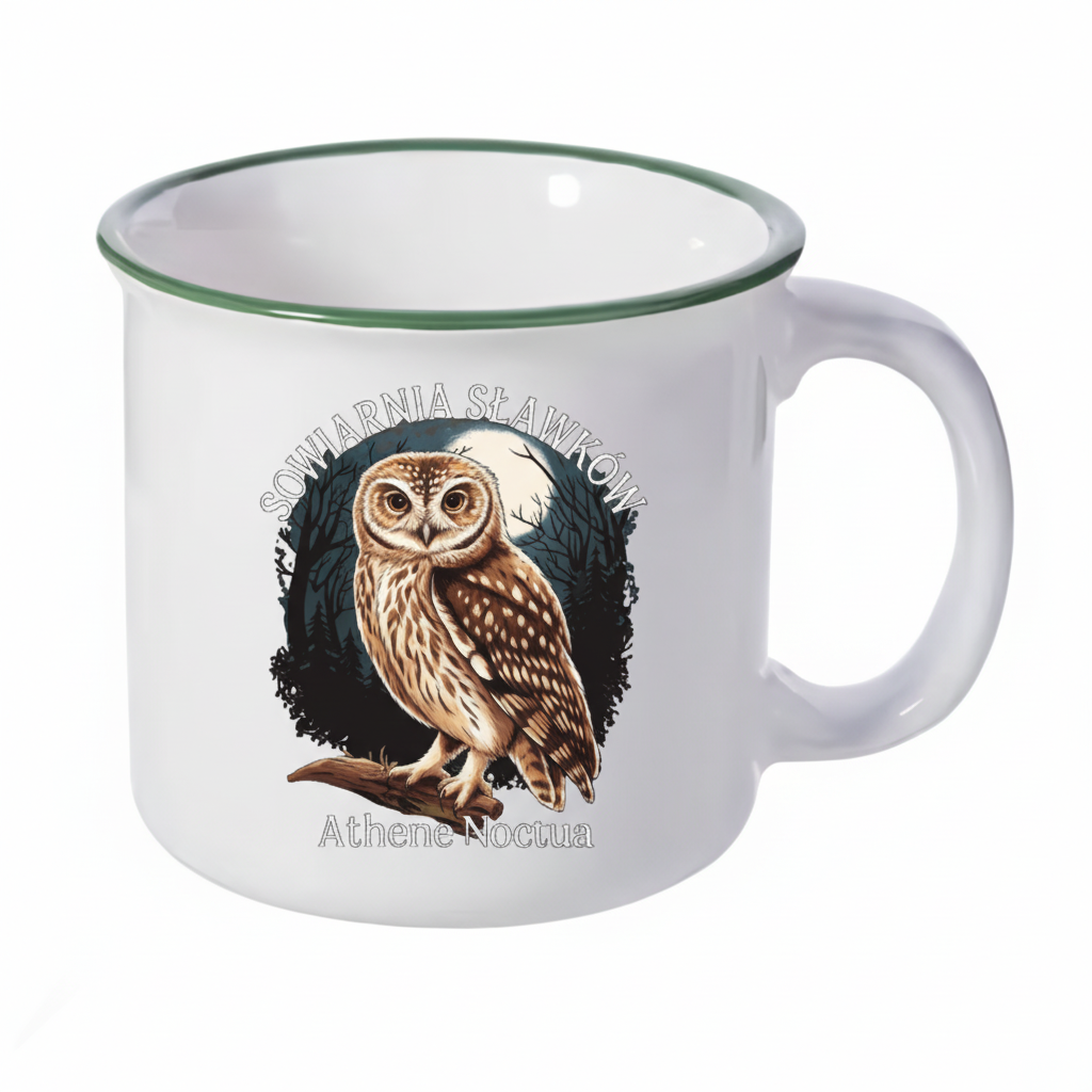 kubek sowa Athene noctua
