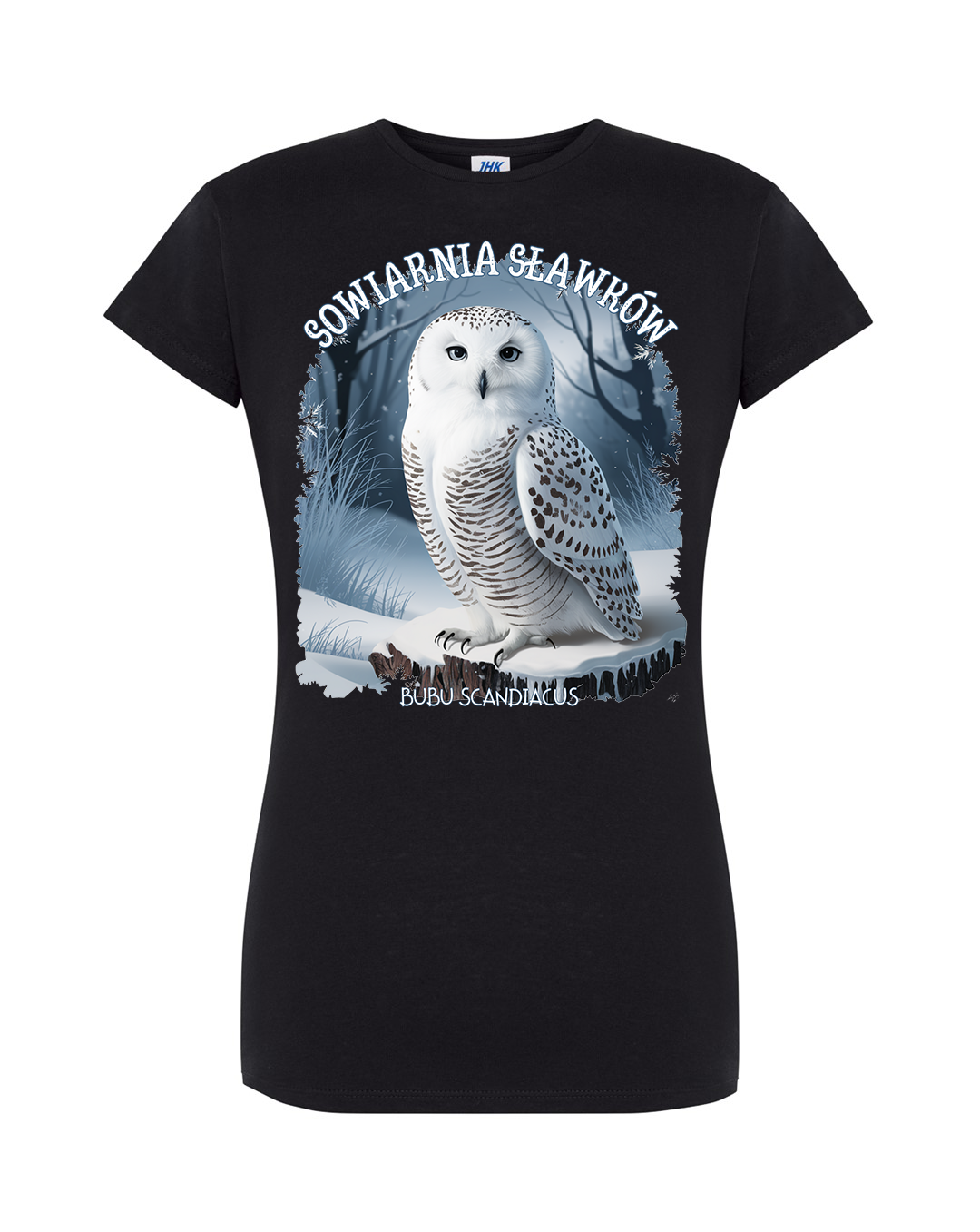 koszulka damska - sowa Bubo scandiacus