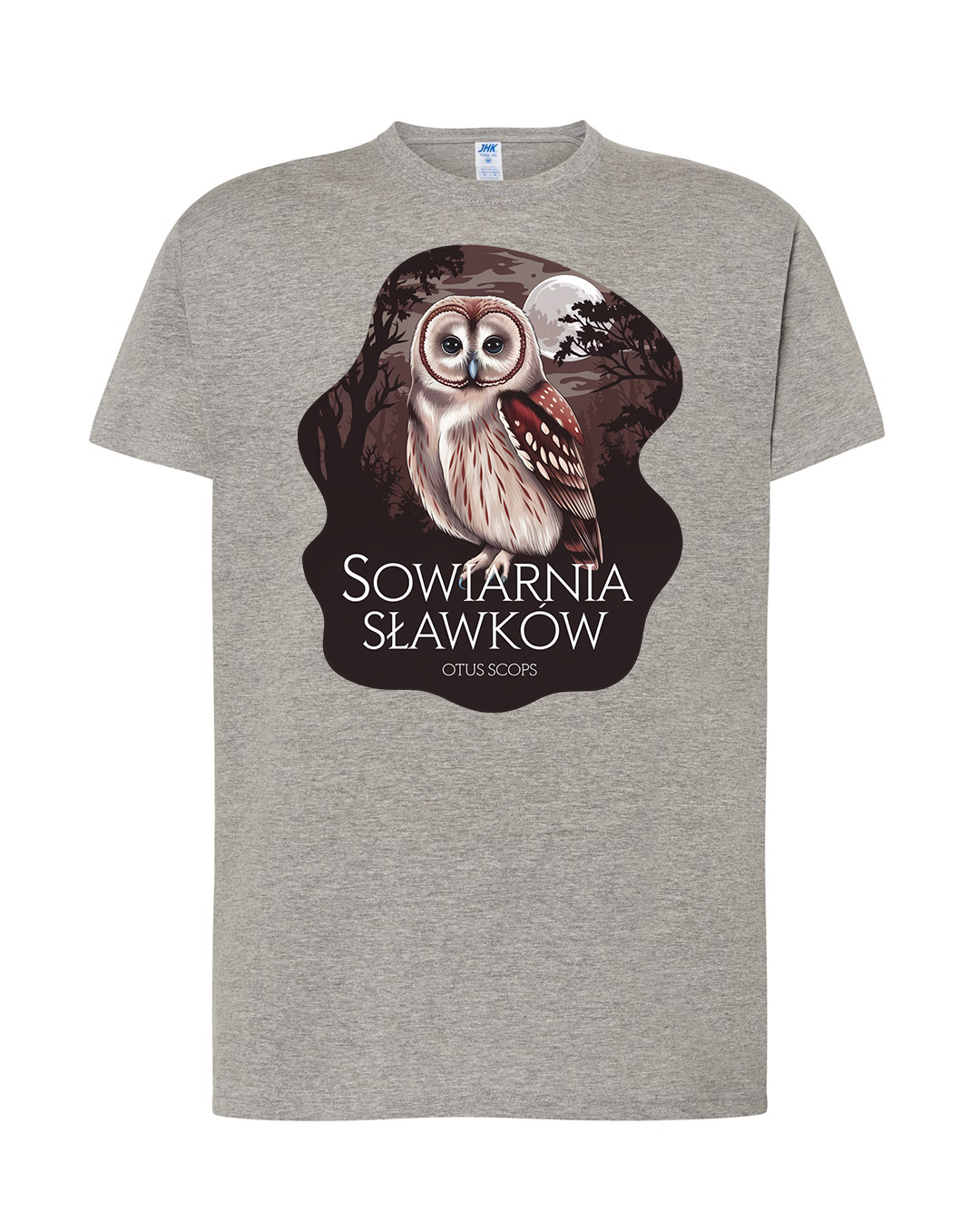 koszulka męska - sowa Otus scops