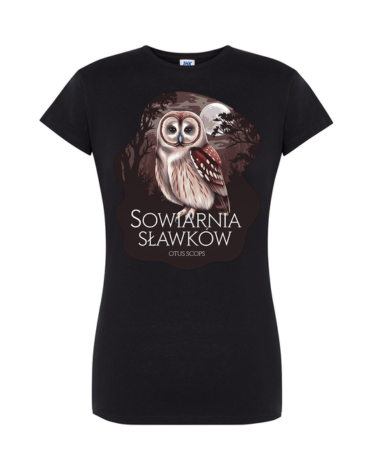 koszulka damska - sowa Otus scops