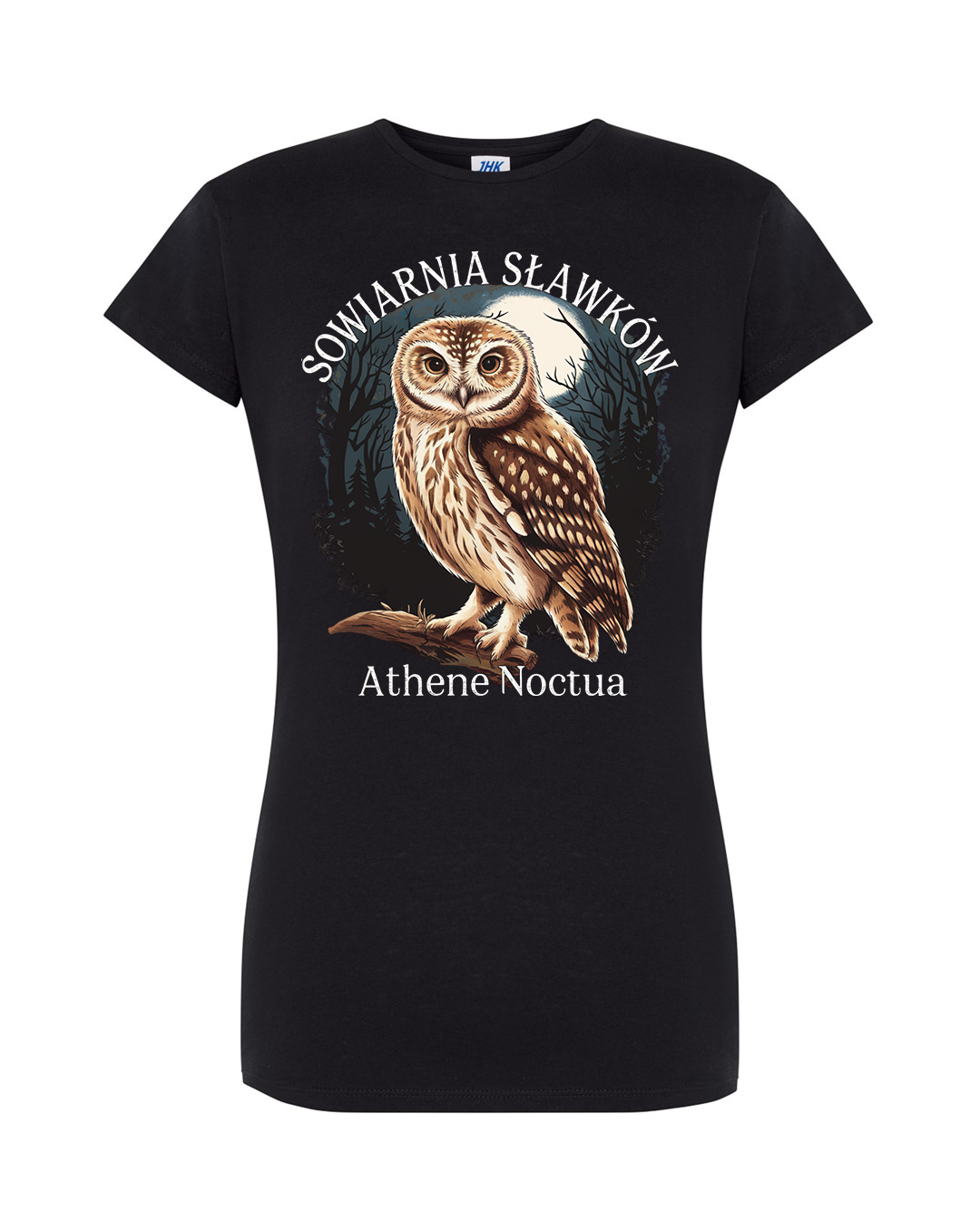 koszulka damska - sowa Athene noctua