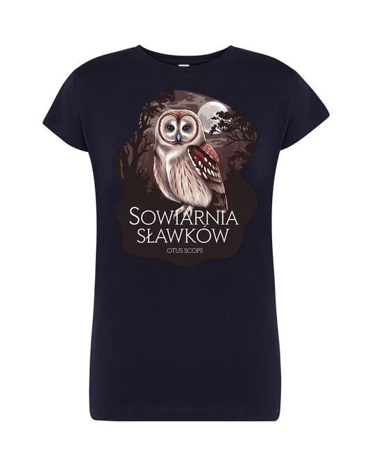 koszulka damska - sowa Otus scops