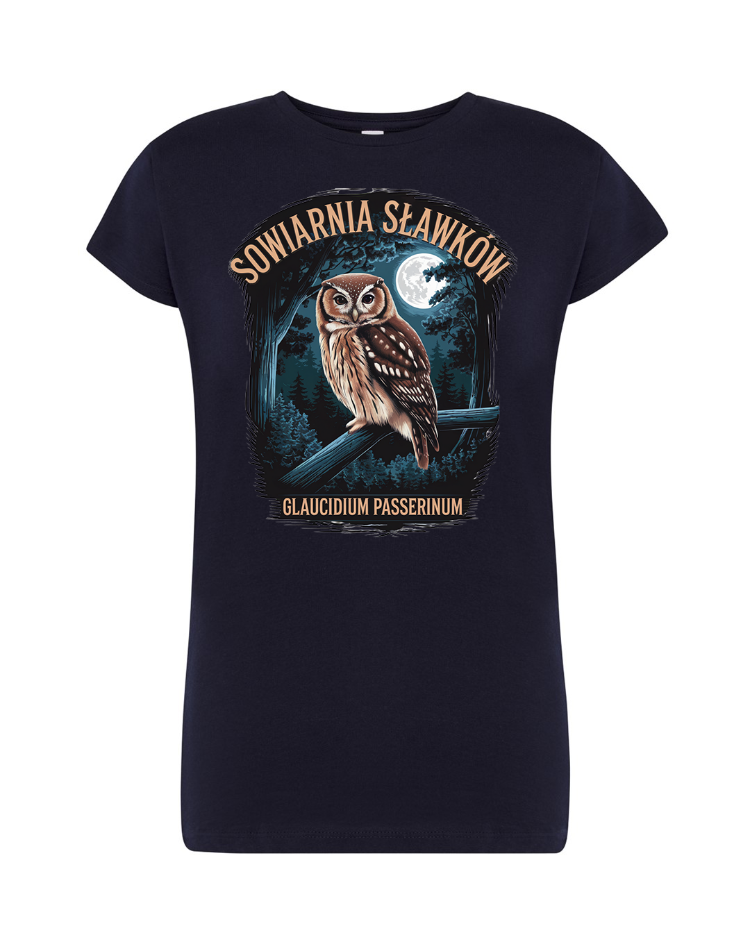 koszulka damska - sowa Glaucidium passerinum
