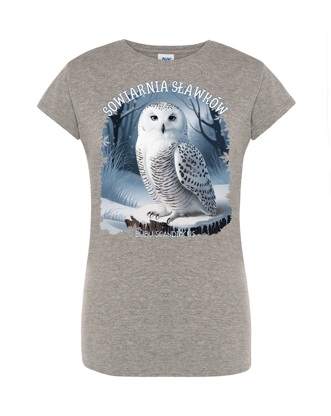 koszulka damska - sowa Bubo scandiacus