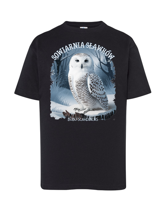 koszulka dziecięca - sowa Bubo scandiacus