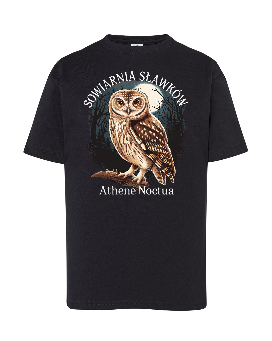 koszulka dziecięca - sowa Athene noctua