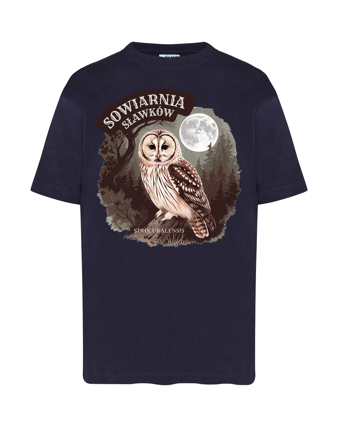 koszulka dziecięca - sowa Strix uralensis