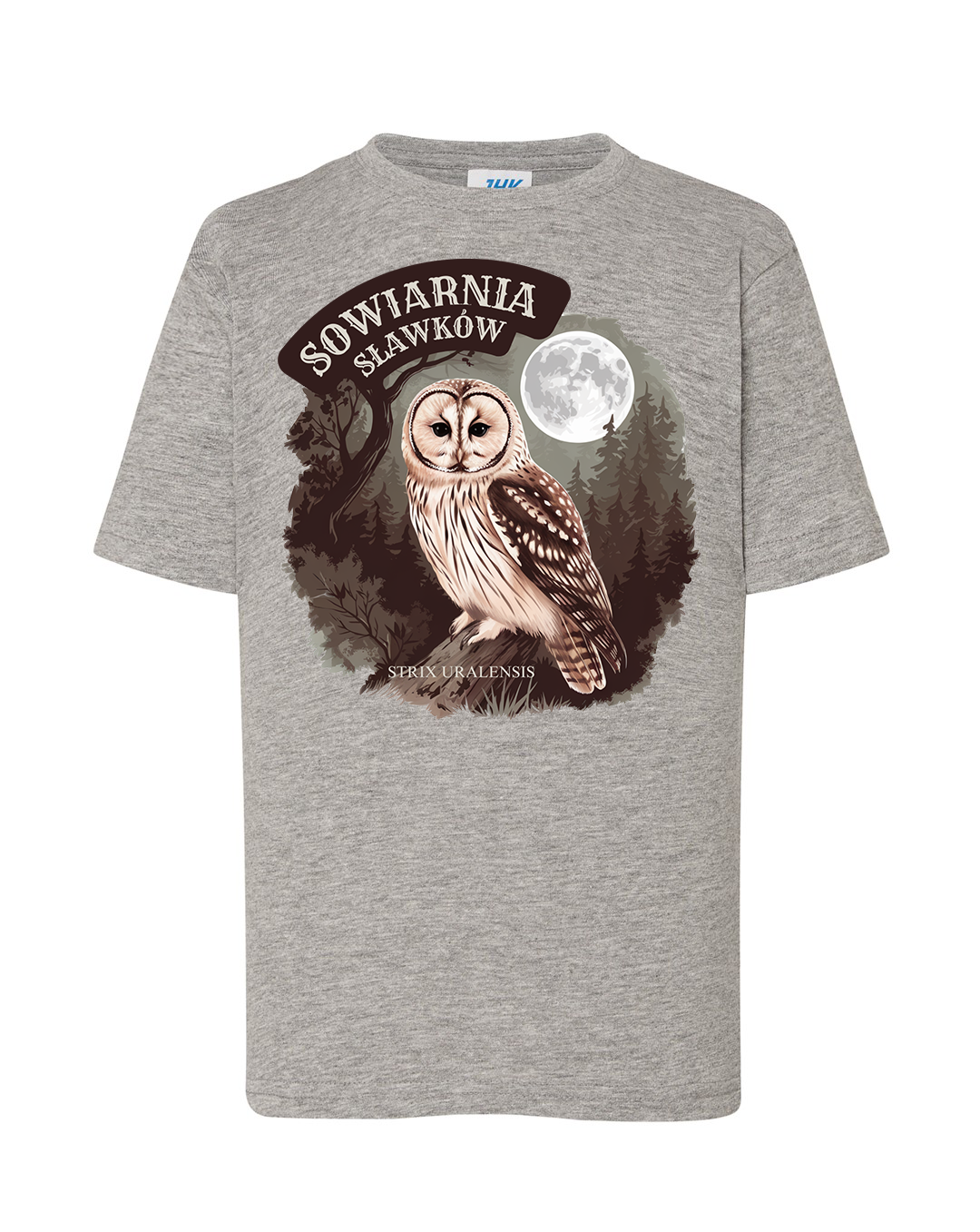 koszulka dziecięca - sowa Strix uralensis