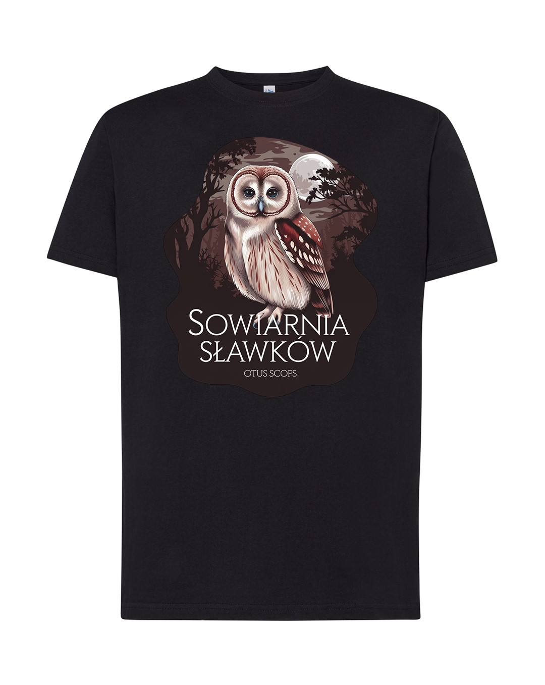 koszulka męska - sowa Otus scops