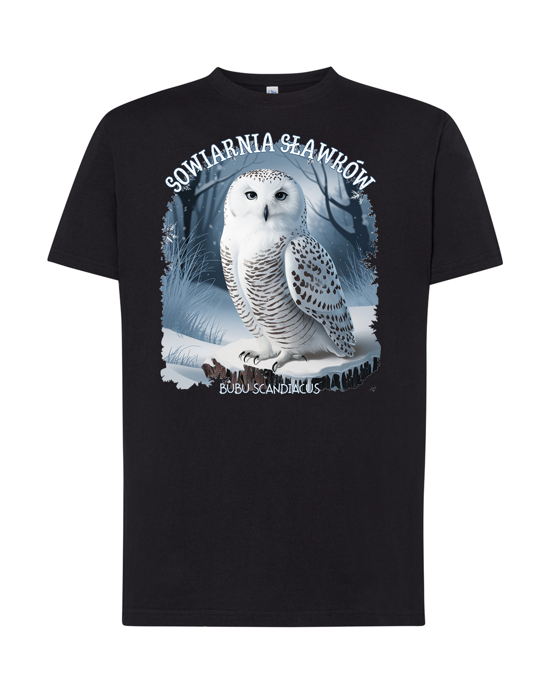 koszulka męska - sowa Bubo scandiacus