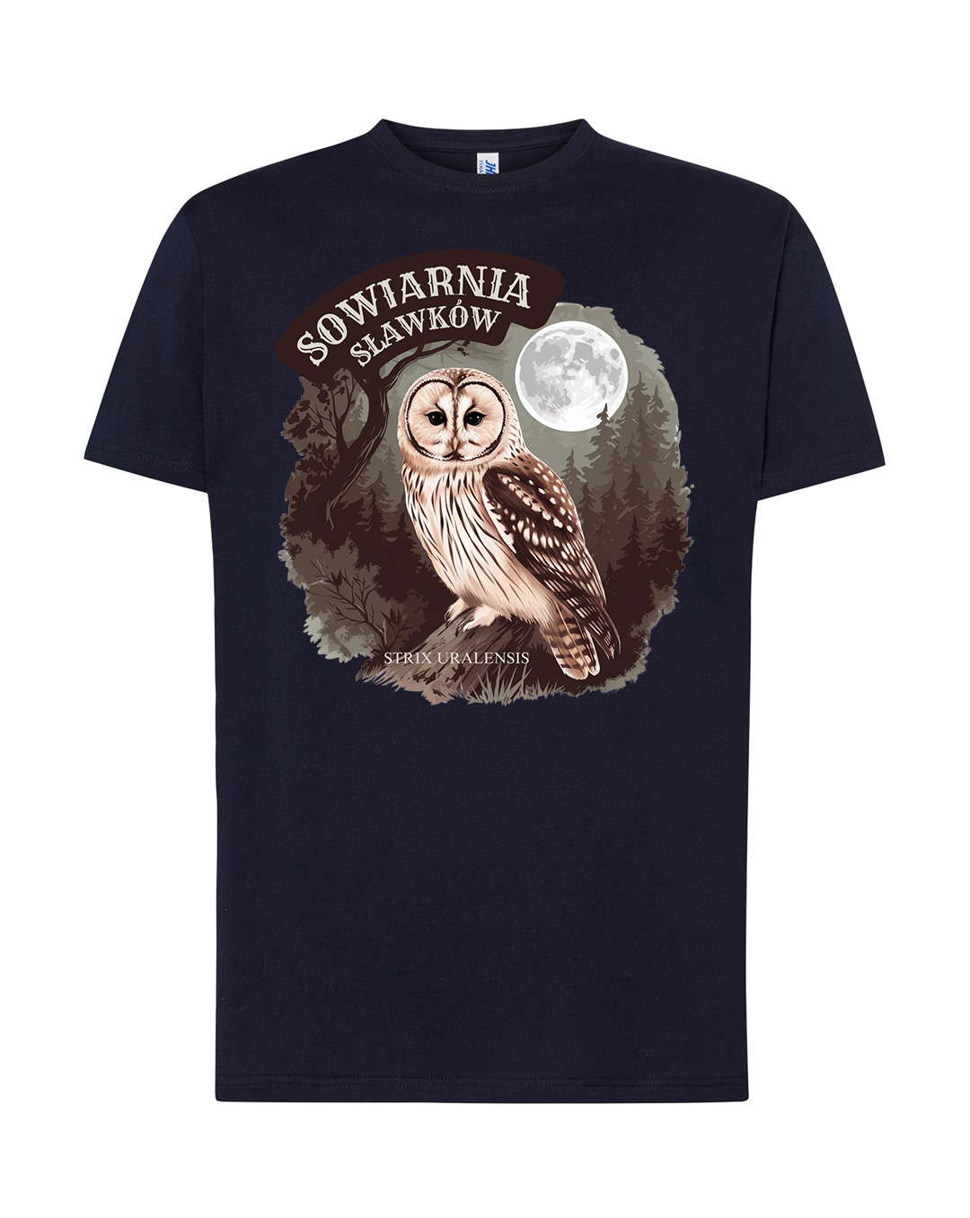 koszulka męska - sowa Strix uralensis