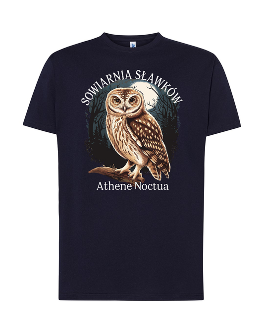 koszulka męska - sowa Athene noctua