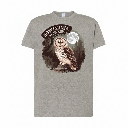 koszulka męska - sowa Strix uralensis